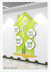 文明宿舍文化墙
