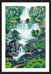 聚宝盆山水画