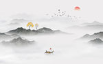 中式山水画