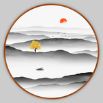 水墨山水画