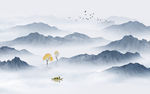 中式山水画
