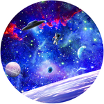 圆形星空