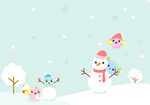 雪中飞舞