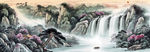 聚宝盆风水画