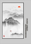 玄关山水画