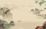 高清中国风新山水画 TIF分层