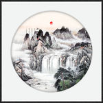 山水画水墨山水画意境山水画