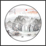 新中式山水画