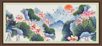 国画荷花