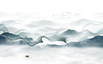抽象山水画