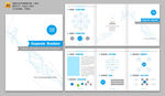 折页图表风模板展开图