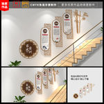 家风家训楼梯文化墙