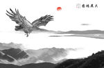 雄鹰展翅