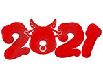 2021牛年字体设计