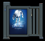 广告刷卡小侧门