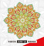 矢量花纹