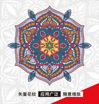 矢量花纹