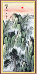 竖幅山水画竖幅国画竖幅水墨