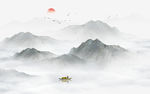 水墨山水画