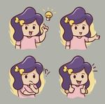 卡通美女