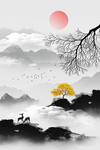 山水装饰画