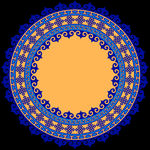 圆形花纹