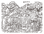 中国画 将乐八景