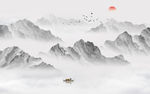 水墨山水画