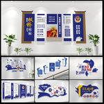 全套公安派出所党建文化墙