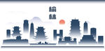榆林矢量城市建筑