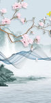 花鸟简约玄关画 TIF分层