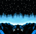 雪山星空