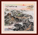 长城国画长城长城国画