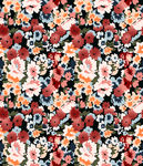 满底散花印花图案