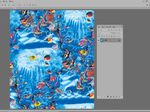 海洋海底光束热带观赏鱼彩色珊瑚