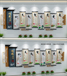 仁礼信义古典校园文化墙