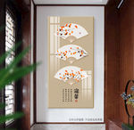 银杏叶玄关装饰画