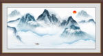 意境山水挂画