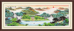 聚宝盆山水画