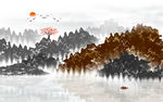 抽象山水画