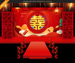 红色系婚礼