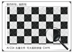 黑白银杏叶底纹