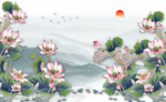 荷花背景