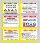 有限空间作业安全告知牌