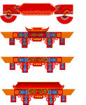 年货一条街拱门