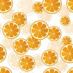 橙子无缝拼接包装纸设计