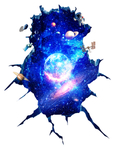 3D立体画星空
