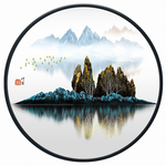 水墨意境山水画