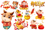 牛牛新年图片素材展示