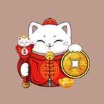 招财猫卡通设计